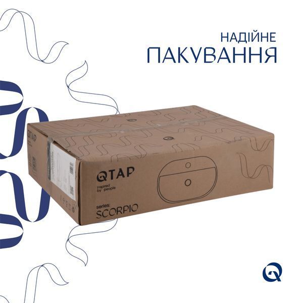 Раковина-чаша Qtap Scorpio 500x380x120 White QT14116533W SD00052913 фото