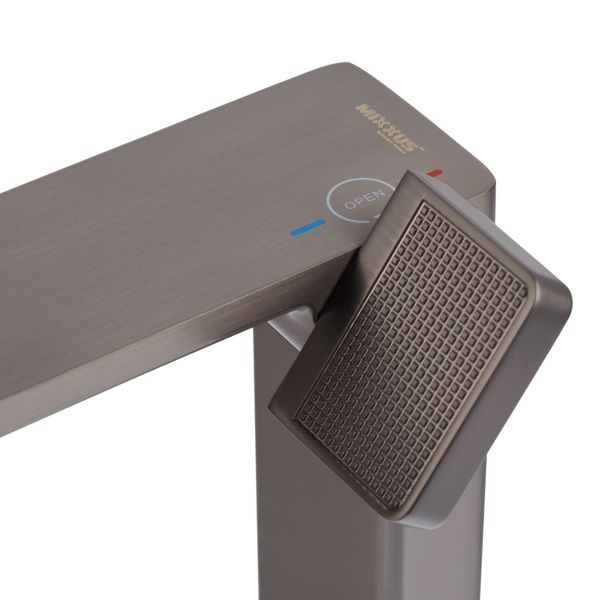 Змішувач для умивальника Mixxus Premium Terra 001 (NUT) Graphite (колір графіт) (MI8383) MI8383 фото