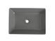 Раковина накладна Mixxus Premium QUADRO-0108 GRAY 550x390x145mm (MP6652) MP6652 фото 2