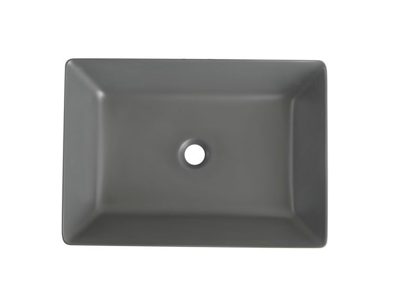 Раковина накладна Mixxus Premium QUADRO-0108 GRAY 550x390x145mm (MP6652) MP6652 фото