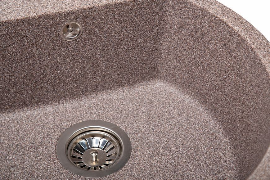 Мийка для кухні зі штучного каменю Solid &ndash; Раунд граніт R3 фото