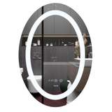 Зеркало Mixxus PLAIN MV02-50x70 с Led Touch, Anti-fog, димером, регулятором яркости, часами (MI6010) MI6010 фото