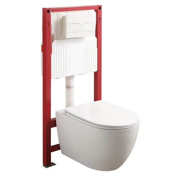 Комплект: MIXXUS PREMIUM ELLIPSE-SET-2101 Унітаз система змиву TORNADO 3.0+ Інсталяція KOER KT-0404 + панель KT-0604-03 WHITE (MP6667) MP6667 фото