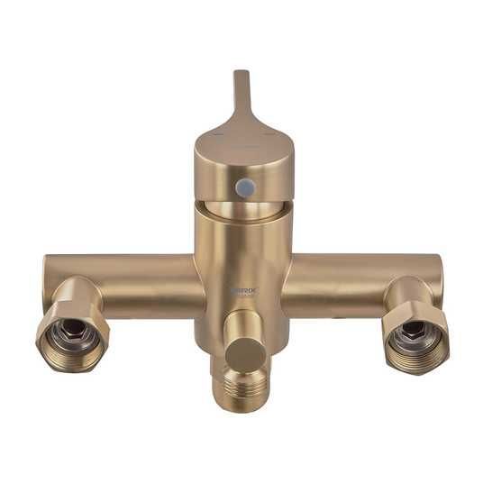 Купити Змішувач для ванни Zerix Rex-006 (Euro) Brushed Gold з нерж