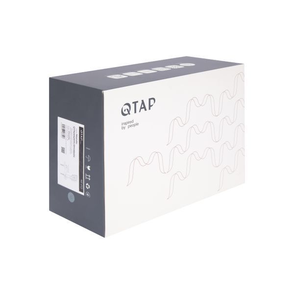 Змішувач для ванни Qtap Nando з душовим гарнітуром QTNAN259CRM48651 Chrome SD00054775 фото
