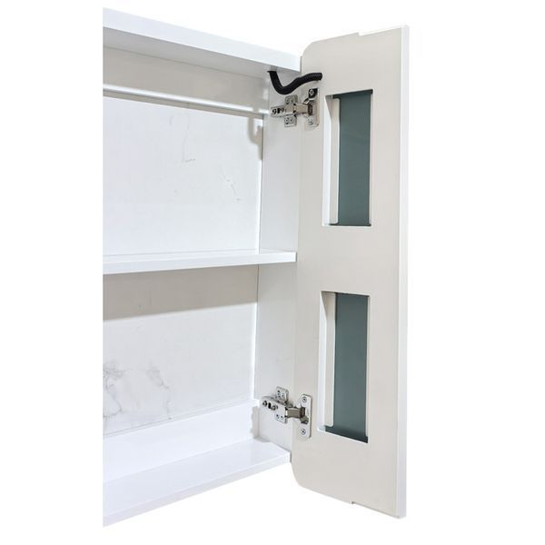 Дзеркальна шафка Mixxus Premium Olivary CM01-80x70x13см, з LED Touch, димером, регулятором яскравості (MI8296) MI8296 фото