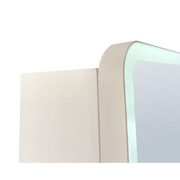 Дзеркальна шафка Mixxus Premium Olivary CM01-80x70x13см, з LED Touch, димером, регулятором яскравості (MI8296) MI8296 фото