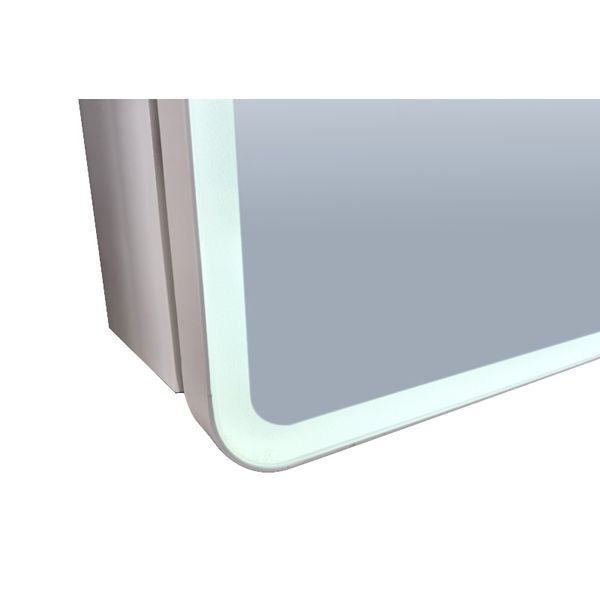 Дзеркальна шафка Mixxus Premium Olivary CM01-80x70x13см, з LED Touch, димером, регулятором яскравості (MI8296) MI8296 фото