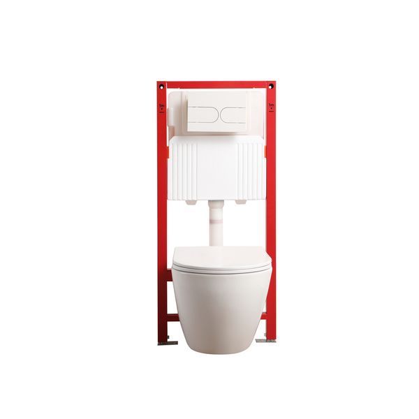 Комплект: MIXXUS PREMIUM ELLIPSE-SET-2101 Унітаз система змиву TORNADO 3.0+ Інсталяція KOER KT-0404 + панель KT-0604-03 WHITE (MP6667) MP6667 фото