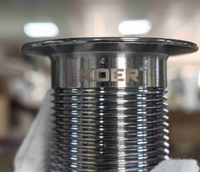 Донный клапан для раковины Koer PW-10-01 1 1/4'' без перелива автоматический СLICK-СLACK (Цвет хром) (KR5797) KR5797 фото