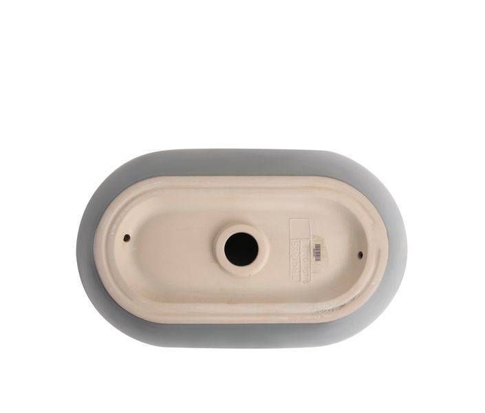 Раковина накладна Mixxus Premium ELLIPSE-0109 GRAY 500x300x140mm (MP6653) MP6653 фото