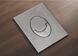 Панель змиву Koer KT-0606-02 157x198x3mm пластикова, кнопка закруглена (SS Color) (KR6238) KR6238 фото 3