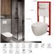 Комплект: MIXXUS PREMIUM ELLIPSE-SET-2101 Унітаз система змиву TORNADO 3.0+ Інсталяція KOER KT-0404 + панель KT-0604-03 WHITE (MP6667) MP6667 фото 15