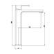 Смеситель для раковины Lidz Dozorca 001FH высокий (k35) Chrome LDDOZ001FHCRM48990 SD00055114 фото 2