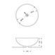 Раковина накладная Qtap Owl 400х400х155 мм, White, круглая QT1911K53WN SD00053082 фото 2