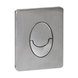 Панель змиву Koer KT-0606-02 157x198x3mm пластикова, кнопка закруглена (SS Color) (KR6238) KR6238 фото 1