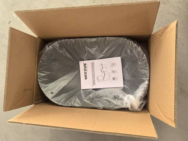 Раковина накладна Mixxus Premium ELLIPSE-0109 GRAY 500x300x140mm (MP6653) MP6653 фото