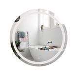 Зеркало Lidz Aria R800 с LED-подсветкой Touch, с антизапотеванием, с диммером, рег. яркости LD78LR800 SD00052338 фото