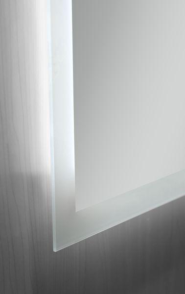 Дзеркало Mixxus FLAT MR04-100x80 з Led Touch, Anti-fog, димером, регулятором яскравості, годинником (MI6927) MI6927 фото