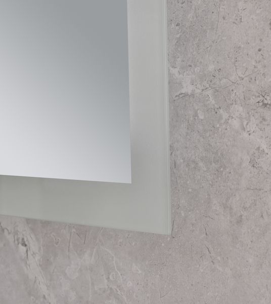 Дзеркало Mixxus FLAT MR04-100x80 з Led Touch, Anti-fog, димером, регулятором яскравості, годинником (MI6927) MI6927 фото