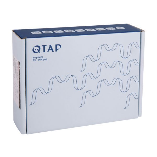 Змішувач для раковини Qtap Swan Cascada QTSWA270CRW45568 Chrome/White SD00051692 фото
