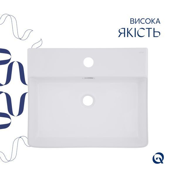 Раковина Qtap Nando LT 500х420х130 White QT12116146AW SD00052919 фото