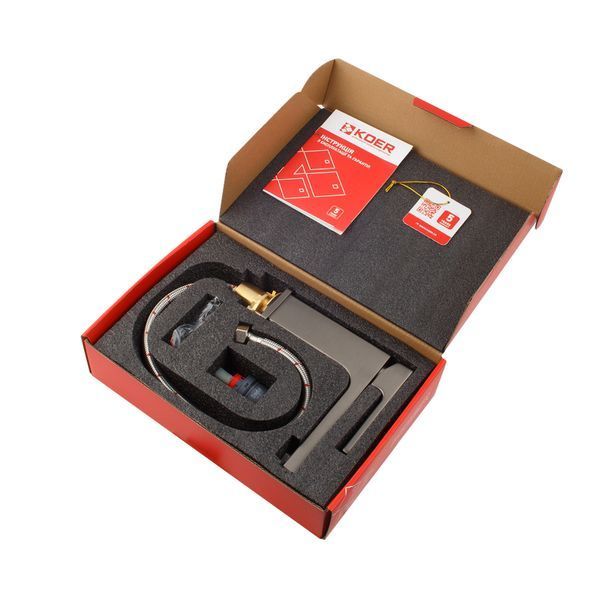 Смеситель для умывальника Koer KB-10009-07 (Цвет графит) (KR5976) KR5976 фото