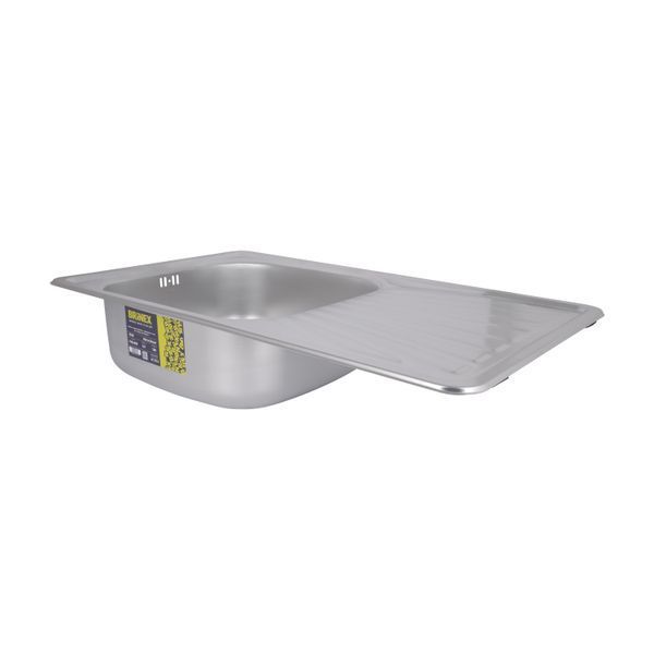 Кухонна мийка Brinex 7848 0,8 мм Micro Decor (BRIN7848MDEC08) SD00054098 фото