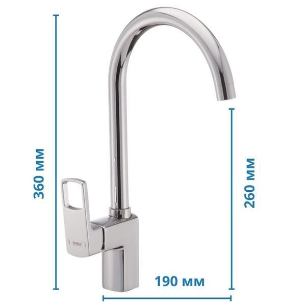 Змішувач для кухні Haiba FENIX 017 (HB0935) HB0935 фото