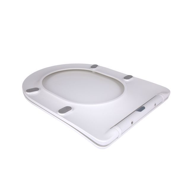 Qtap Сиденье для унитаза напольного (Grand) 560&times;363&times;30 мм, White, с микролифтом, Slim Duroplast, Quick Release QT26228301W3 SD00053639 фото