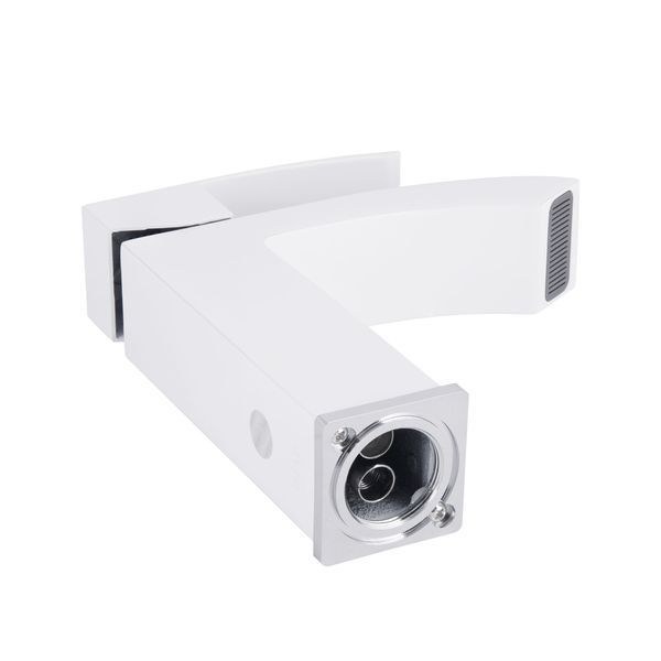 Змішувач для раковини Qtap Swan Cascada QTSWA270CRW45568 Chrome/White SD00051692 фото