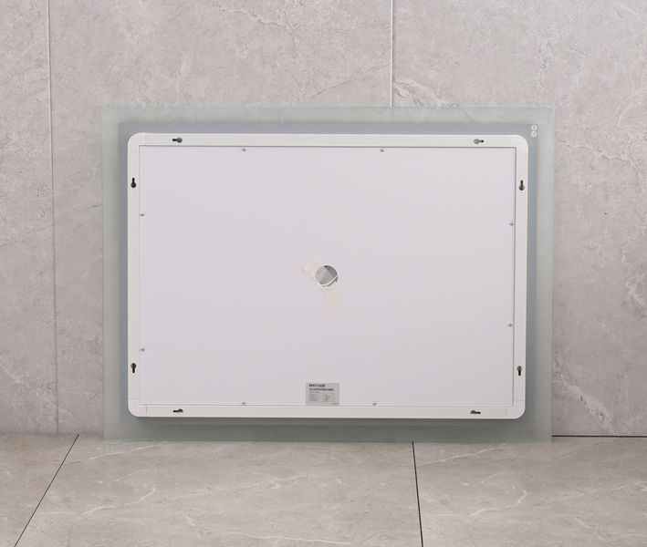 Дзеркало Mixxus FLAT MR04-100x80 з Led Touch, Anti-fog, димером, регулятором яскравості, годинником (MI6927) MI6927 фото