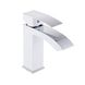 Змішувач для раковини Qtap Swan Cascada QTSWA270CRW45568 Chrome/White SD00051692 фото 1