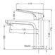 Комплект 2 в 1 для ванной комнаты KOER KB-031 графит: Душевая система KB-56031-07 + Смеситель для раковины KB-10031-07 KR440432 фото 6