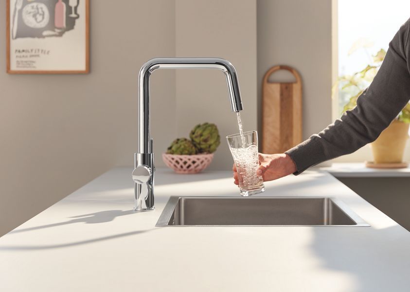 Змішувач для кухні для подачі технічної і фільтрованої води Grohe Blue Pure Eurosmart (30583000) 30583000 фото