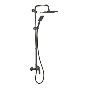 Душевая колонна со смесителем и удлинителем в комплекте Haiba Alex 003-J Graphite (HB3996) HB3996 фото