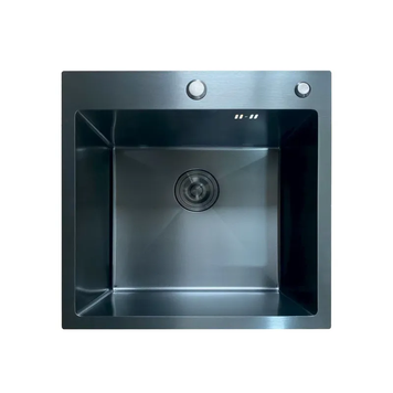 Мойка Mixxus MH5050 Micro Decor Black (3.0/0.8) с нерж. стали (цвет черный) (MI8215) MI8215 фото