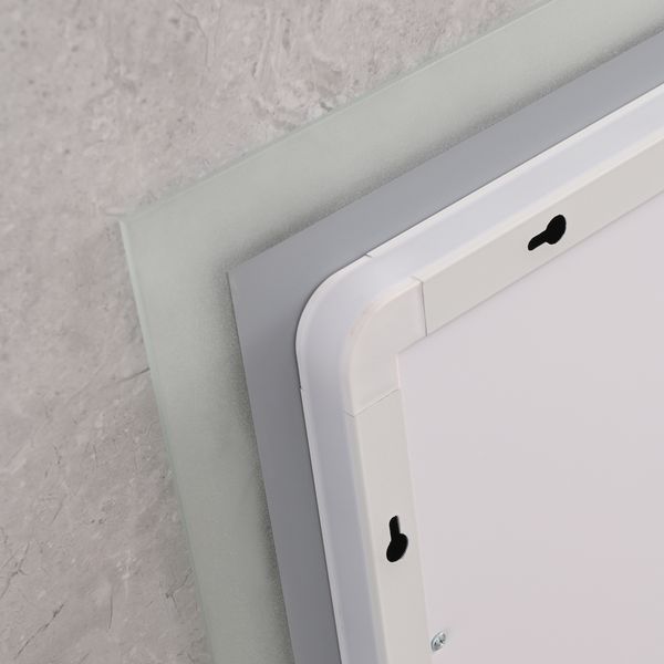 Зеркало Mixxus FLAT MR04-80x60 с Led Touch, Anti-fog, димером, регулятором яркости, часами (MI6928) MI6928 фото