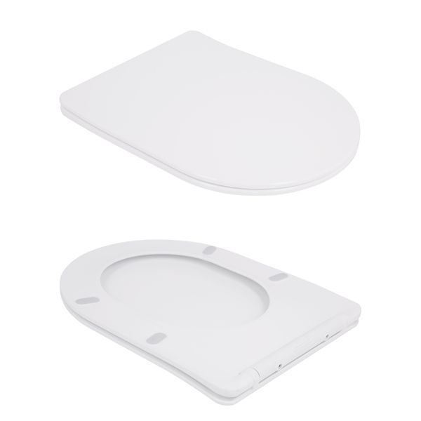 Унитаз-компакт Qtap Robin Ultra Quiet безободковый с сиденьем Soft-close QT13226089AW SD00051949 фото