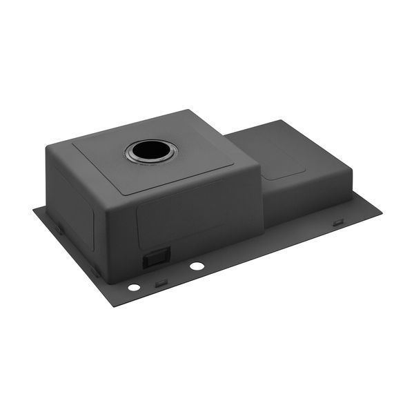 Кухонная мойка Kroner KRP Schwarze-7848LHM PVD, нержавеющая сталь (3.0/1.0 мм), графит CV030023 фото
