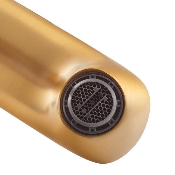 Змішувач для умивальника Haiba Milano 001 BRUSHED GOLD (HB9619) HB9619 фото