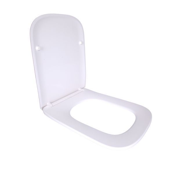 Qtap Сиденье для унитаза (Tern 490,520,610) 435x344x50 мм, White, с микролифтом, Slim Duroplast, Quick Release QTSC179W47353 SD00053477 фото