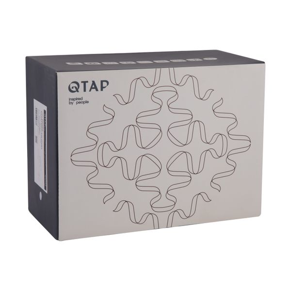 Смеситель для ванны Qtap Gemini (c душевым гарнитуром) QTGEM259CRW45683 Chrome/White SD00051807 фото