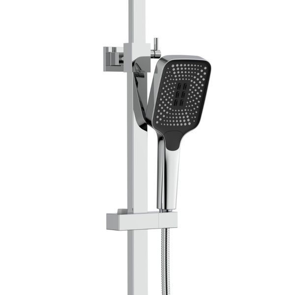 Душова система універсальна Qtap Sloup термостатична на два споживача QTSL57103KNC Chrome SD00042916 фото