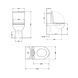 Унитаз-компакт Qtap Robin Ultra Quiet безободковый с сиденьем Soft-close QT13226089AW SD00051949 фото 2