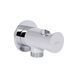 Подключение с держателем для шланга Qtap Spojeni округлое QTCRMBH030 Chrome SD00035718 фото 1