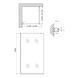 Душевая перегородка Qtap Walk-In Standard CRM209.C8 90х200 см, стекло Clear 8 мм, покрытие CalcLess SD00045303 фото 2