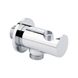 Подключение с держателем для шланга Qtap Spojeni округлое QTCRMBH030 Chrome SD00035718 фото 3