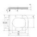 Qtap Сиденье для унитаза (Tern 490,520,610) 435x344x50 мм, White, с микролифтом, Slim Duroplast, Quick Release QTSC179W47353 SD00053477 фото 2