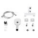 Змішувач для ванни Qtap Gemini (з душовим гарнітуром) QTGEM259CRW45683 Chrome/White SD00051807 фото 6